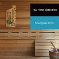 thumbnail image 2 of 2 In 1 Sauna Thermometer Sand Timer Hourglass Wooden Thermometer Temp Gauge, 2 of 5