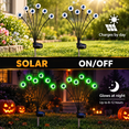 thumbnail image 3 of LOMYOLO Halloween Solar Eyeball Lights Outdoor, 2 Pack 12 LED Scary Swaying Eye Landscape Path Lights Waterproof Solar Garden Lights for Yard Lawn Walkway Patio Halloween Decorations Party Decor, 3 of 8
