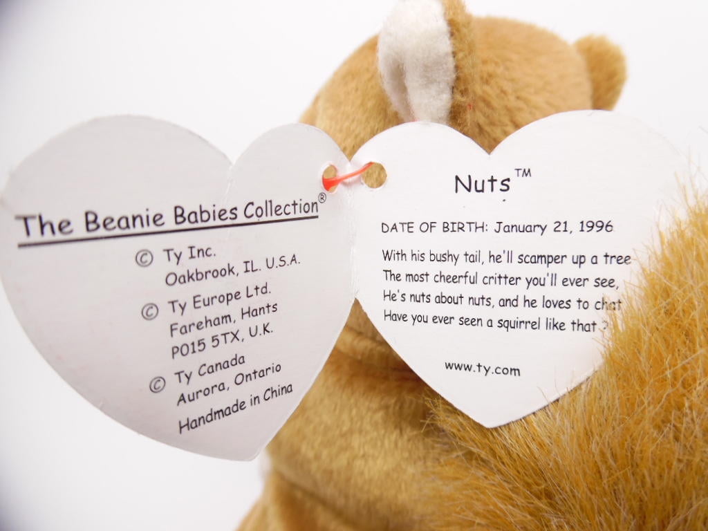 Details about   McDonald's Teenie Beanie Babies #8 Nuts The Squirrel NEW IN BAG #4300 