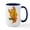 White/Navy Inside, variant on CafePress - Nerf Game On Sports Mugs - 15 oz Ceramic Large White Novelty Mug