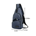 thumbnail image 3 of Clearance! Antqov Crossbody Sling Bag, Lightweight Shoulder Sling Bag for Women Men, Chest Bag Multipurpose Crossbody Mag Men for Travel Gym Sport Supplies, 3 of 6