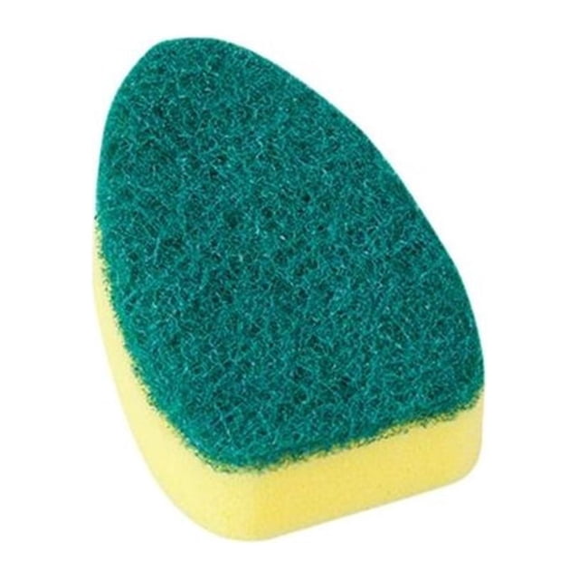 1 varilla para lavar platos y 7 cabezales de repuesto Esponja para lavar platos de cocina con mango Esponja para lavar platos para limpiar el fregadero de la cocina
