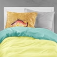 thumbnail image 2 of Carolines Treasures 8751PILLOWCASE Taie d'Oreiller Hog Snapper sur Tissu Doré Standard, 2 of 2