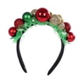 thumbnail image 1 of Diademas navideñas Salvador Aro para el cabello Verde, 1 of 9