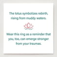 thumbnail image 6 of Just Breathe Ring For Women, Adjustable Stainless Steel Spiral Wrap Twist Vintage Healing Rings To My Daughter/Best Friend Inspirational Gifts Jewelry, 6 of 7