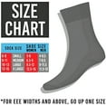 thumbnail image 3 of GERVRA Diabetic Knee High Over The Calf Socks for Men and Women with Full Sole 3 Pairs (10-13, White), 3 of 5