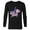 Black, variant on Disney Donald Duck Sports Basketball Star Hot Shot - Long Sleeve T-Shirt for Men - Customized-Athletic Heather