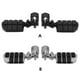 thumbnail image 3 of Motorbike Pedal trasero Ángulo Ajustable Detalleable Removible Reemplace Pedales de Motocicleta Componentes al aire libre Reemplazo para XL883 / 1200 Plata tholdsy VI002316-02, 3 of 7