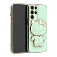 thumbnail image 3 of Luxury Hello Kitty Mirror Silicone Case For Samsung Galaxy A53 A73 A13 A23 A33 A12 A22 A32 A52 A52S A04 A04S A14 Plating Cover, 3 of 5