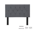 thumbnail image 2 of Cabecera Andrea Sansa Matrimonial color Gris claro, 2 of 2