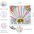 thumbnail image 6 of Boho Abstract Floral Mental Health Tapestry Wall Hanging, Therapy Office Decor, Joy Is on the Horizon Inspirational Wall Blanket Decor for Therapist Counselor Office Classroom, 50x60 Inch, 6 of 6