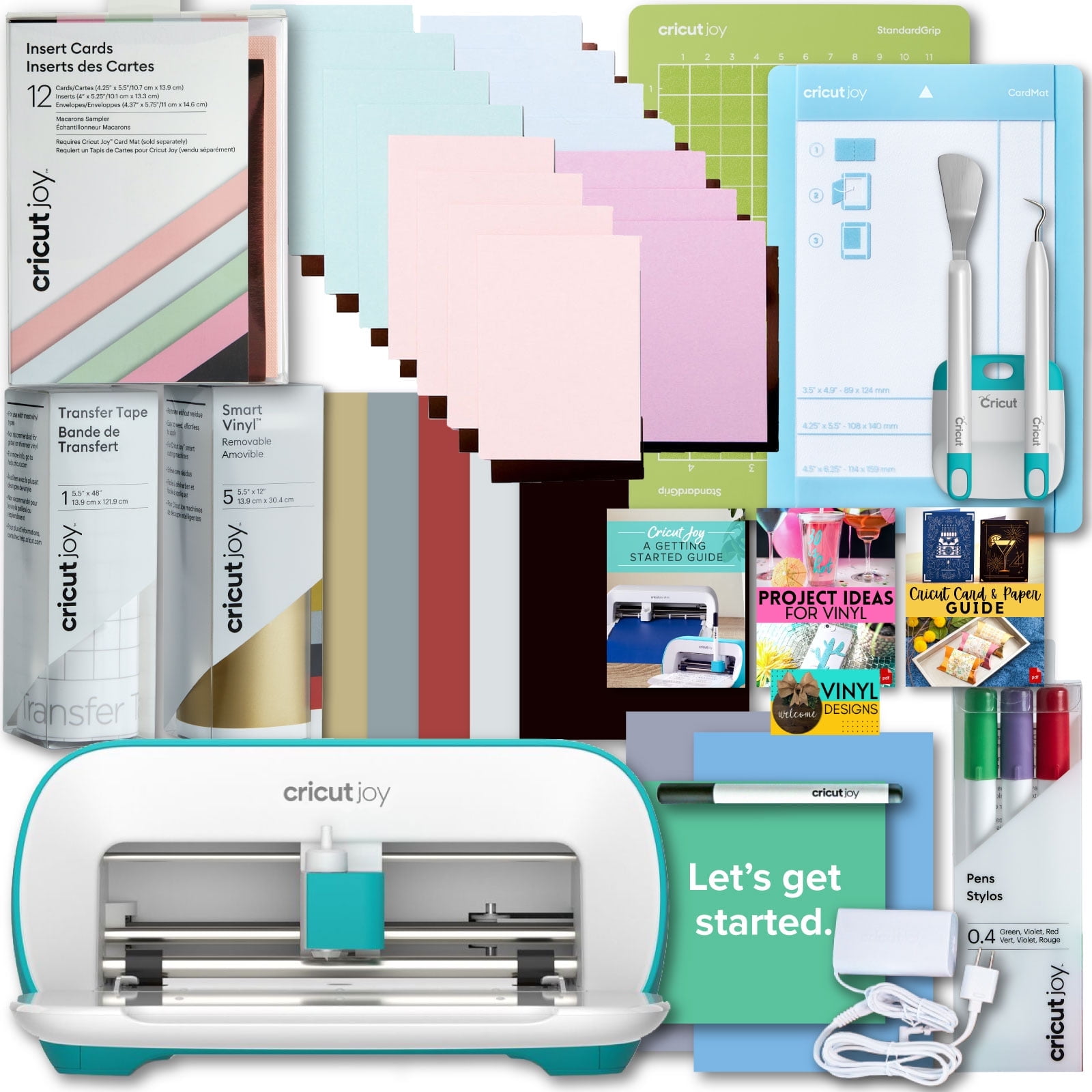 Cricut Explore Air 2 Mint Machine Bundle, Includes 20-pc Vinyl