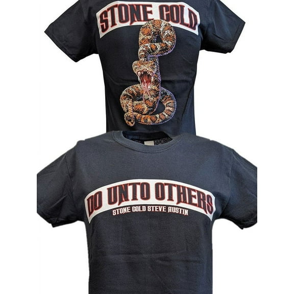 Stone Cold Steve Austin Do Unto Others Rattlesnake Mens T-shirt XL