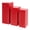Red, variant on Metal Pedestal Stands, 3-Piece Square Red/Gold Display Risers, 60x26 65x28 80x30cm, Tabletop Cake Stand for Bakery Wedding, Durable Iron Construction