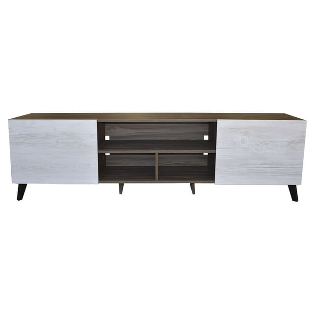 Mueble para TV de 80" Parota Blanco Centro de entretenimiento Hogare Europa