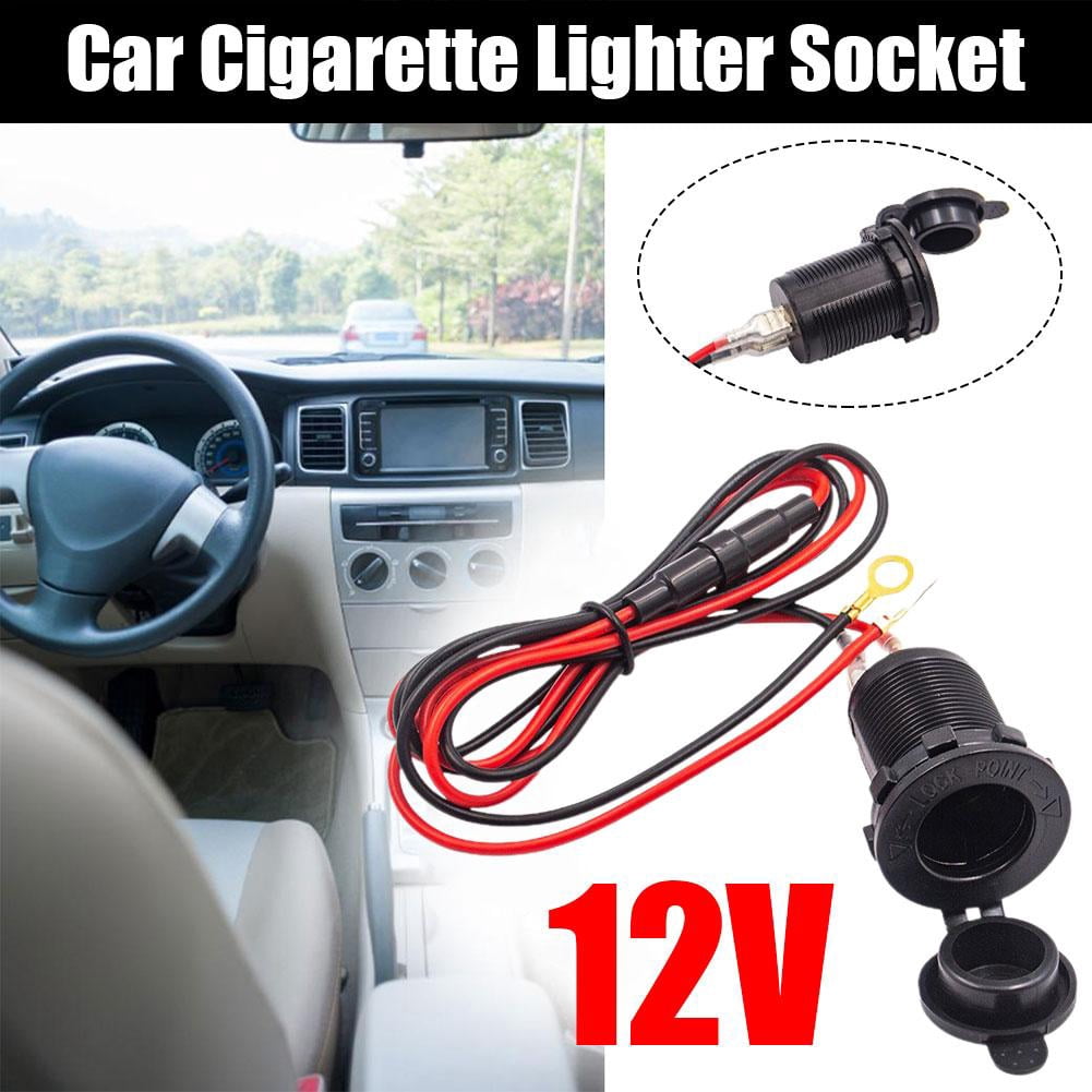 HFLWYWD 12V Car Cigarette Lighter Socket USB Charger Power Adapter Outlet