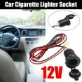 thumbnail image 4 of HFLWYWD 12V Car Cigarette Lighter Socket USB Charger Power Adapter Outlet, 4 of 8