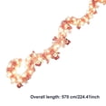 thumbnail image 3 of Christmas Garland with LED Lights Lighted Artificial String for Balcony Mantel Decor, 3 of 9
