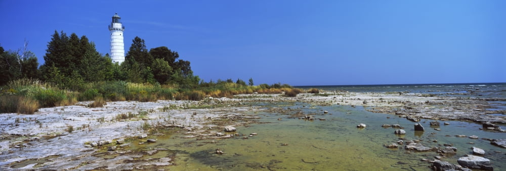 Cana Island Lighthouse Baileys Harbor Lake Michigan Door County