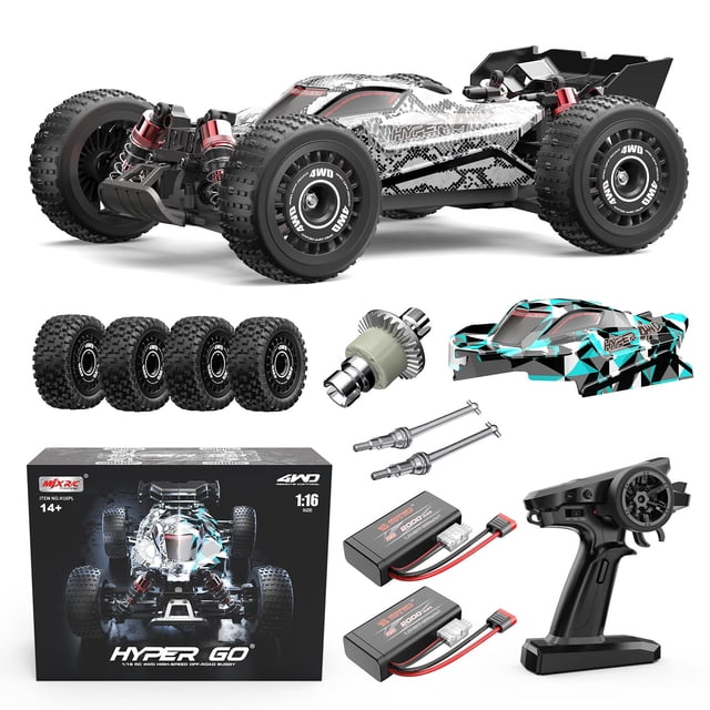 Cochecito RC HYPER GO H16PL 1/16 RTR sin escobillas 62 km/h 2S 2000 mAh