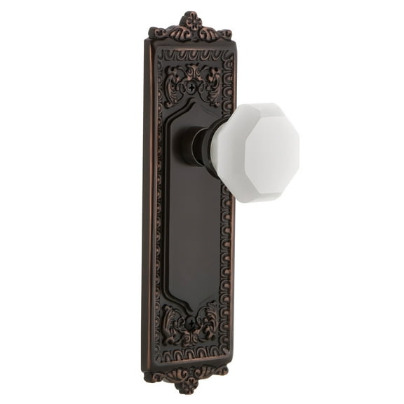 Nostalgic Warehouse Eadwaw_Sd_Na_Nk Egg & Dart Solid Brass Rose Single Dummy Door Door