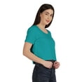 thumbnail image 3 of Inkmeso Regular Street Style Crop Top Scoop Neck Tee For Womens Cotton Tshirt, 3 of 7