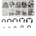thumbnail image 1 of 120X Steel E-Clip Retaining Circlip Assortment Kit 1.5mm To10mm Machine Shaft Groove Repair Tool TAPDRA Accessories Part, 1 of 2