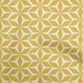 thumbnail image 1 of oneOone Cotton Flex Yellow Fabric Geometric Sewing Material Print Fabric By The Yard 40 Inch Wide, 1 of 4