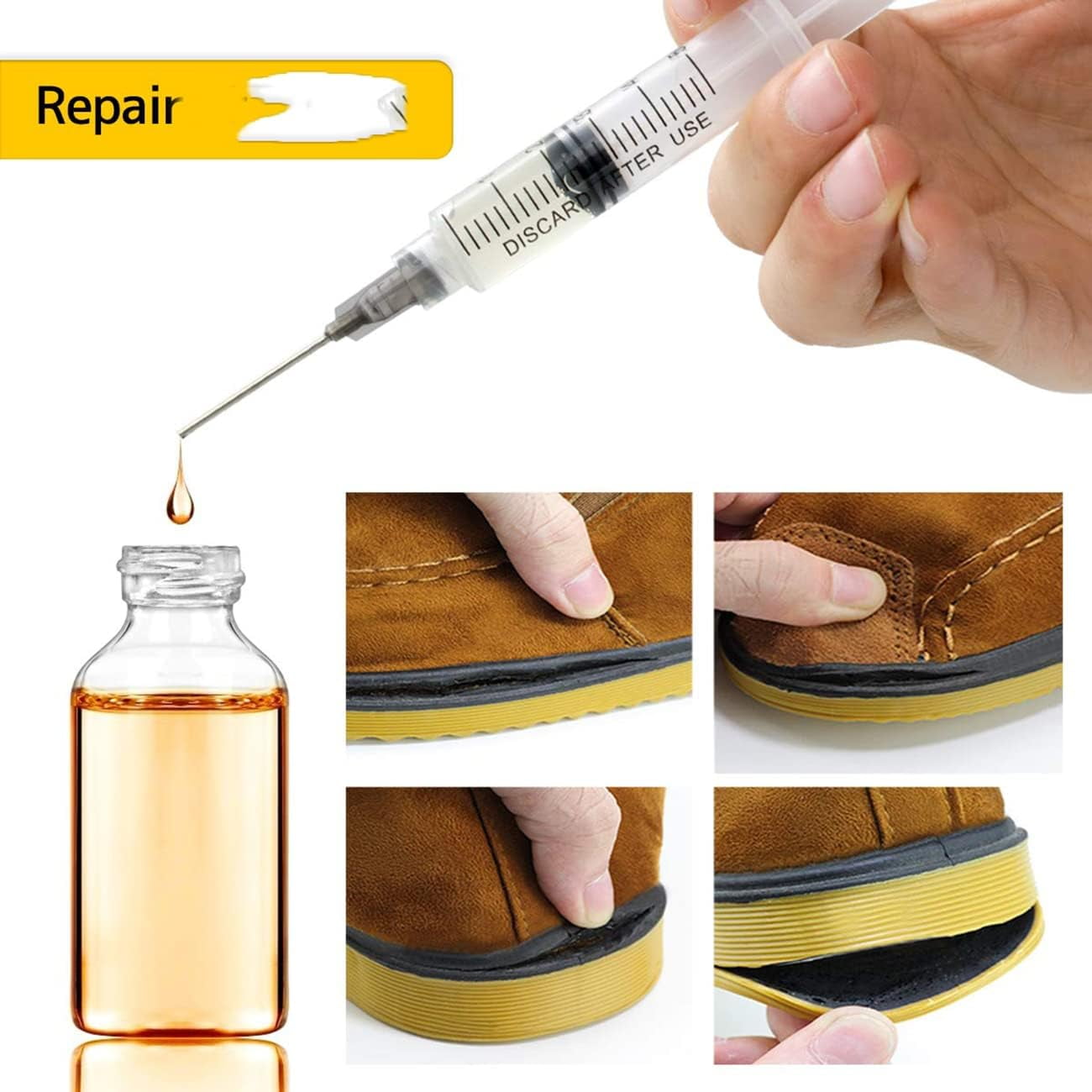 50 Pcs - 5ml Syringes with 14ga, 20ga,21ga, 23ga Blunt Tip Needles With Syringe Caps and Needle Caps for Refilling and Measuring Liquids, Oil or Glue Applicator
