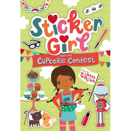 Saras Prints Girls Cupcakes - Sticker Girl and the Cupcake Challenge - eBook
