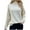 Beige, variant on XMMSWDLA Womens' Turtleneck Long Sleeve Cable Knit Sweaters