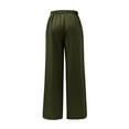 thumbnail image 6 of Pants for Women Woman Pants Casual Army Green Pants for Women Women Loose Pants Wide Leg Trousers Women Women Summer Outfits, 6 of 7