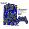 thumbnail image 2 of WraptorSkinz Skin Wrap compatible with the 2020 XBOX Series X Console and Controller WraptorCamo Old School Camouflage Camo Blue Royal (XBOX NOT INCLUDED), 2 of 3