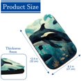 thumbnail image 4 of Whale Soft and Comfortable 12.5x8.2 Inch Furry Printed Car Armrest Cover Pad - Armrest Accessories, 4 of 6