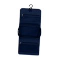 thumbnail image 2 of Neceser colgante, neceser de cosméticos resistente, plegable y multifuncional con gancho para colgar. Azul oscuro, 2 of 9