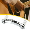 thumbnail image 1 of Barra de tope de guitarra Cordal en forma de V Construcción de metal Configuración rápida y fácil Estable para reemplazo de guitarra eléctrica de 6, 1 of 10