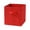 Red, variant on Red Fabric Storage Cube Bin – 11x11x11 Inch Durable Organizer with Handle for Home Office Closet Storage
