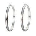 thumbnail image 3 of Boucles d'Oreilles Créoles Rondes en Acier Inoxydable pour Femmes, Grandes Boucles d'Oreilles Pendantes Rondes, 3 of 9