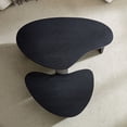 thumbnail image 6 of LiviNest Modern Nesting Coffee Table Set: 2-Piece Irregular Shape Tables - 3 Layouts for Living Room & Office - Easy Assembly Black MDF, 6 of 6