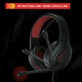 thumbnail image 4 of Amdohai Anivia MH601 Casque de Jeu pour PC Portable à Réduction de Bruit Écouteurs Circum-Auriculaires avec, 4 of 6