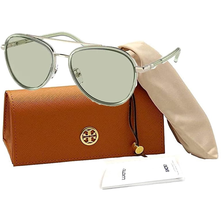 Tory Burch TY6089 3307/2 57MM Transparent Mint/Solid Mint 