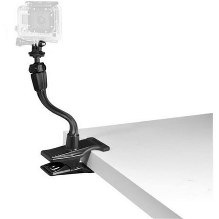 Prox Flexible Camera Mount - Universal Gooseneck Clip For Action Cameras & 1/4" Thread