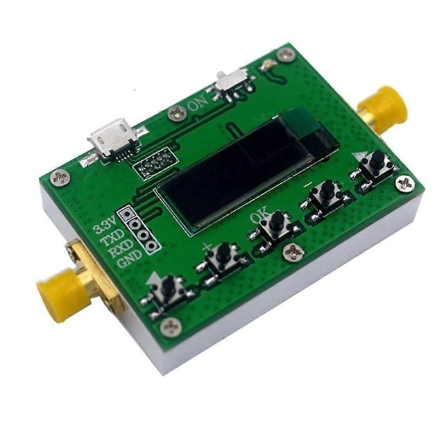 6Ghz Digital Attenuator 30DB 0.25DB Step OLED Display RF Module for RF Ham Radio Amplifier Power Level