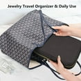 thumbnail image 5 of Jewelry Travel Organizer Case Transparent Jewelry Storage bags Book Ring Binder Jewelry Bag Clear Booklet Zipper Jewelry Pouches for Necklaces, Earrings, Rings, Bracelets, 5 of 7