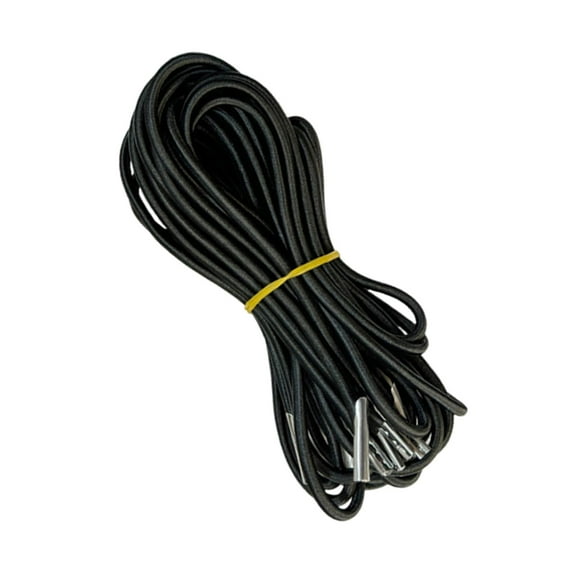 MAGIDEAL 4Pcs Chair Replacement Cord Bungee Chair Porch Backyard Elastic Cord Black