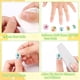 thumbnail image 5 of Puntas de uñas postizas cortas preadhesivas artificiales de cobertura completa para niños, 5 of 7