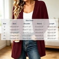 thumbnail image 4 of Vivianyo HD Women's Corduroy Open Front Cardigan with Pockets, Long Sleeve Curved Hem Sweater Jacket, Fall Outerwear for Office Layering and Weekend Plans, Size S-XL, 4 of 8
