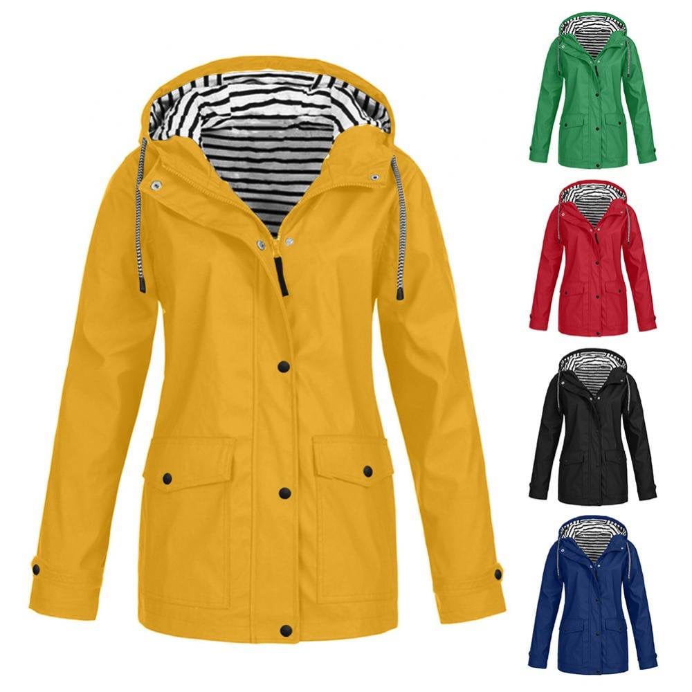 Veste De Pluie Légère Femme – Capuche, Zippée, Séchage Rapide, Coupe Sport Camping Randonnée