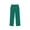 Green, variant on Girls High Waisted Pants Stretch Casual Pant with Pockets - Soft Comfortable Everyday Bottoms for School & Play, Elastic Waist