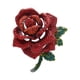 thumbnail image 1 of Broche del día de San Valentín con diamantes de imitación para mujer, broche romántico de Metal con solapa, flor rosa, Pin para cumpleaños, banquete,, 1 of 8